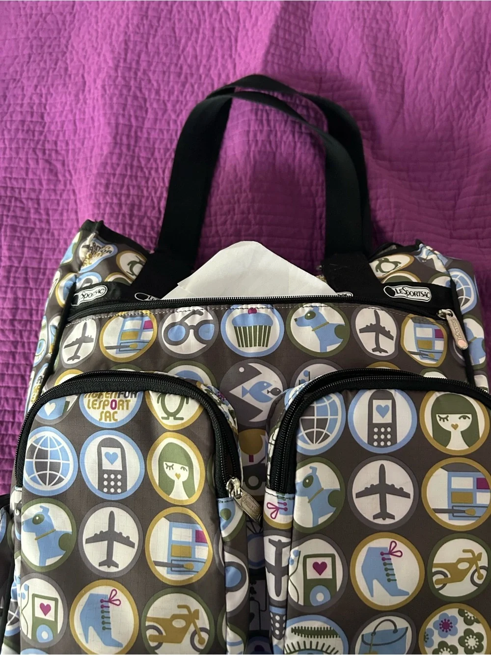 LeSportsac Anders Wenngren XLG Tote. Rare.
